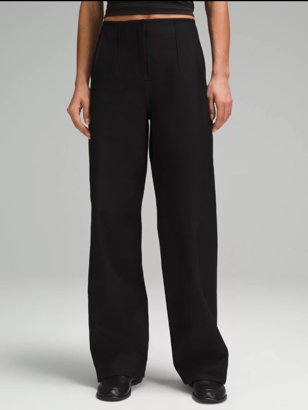lululemon athletica Black Wide-Leg Trousers
